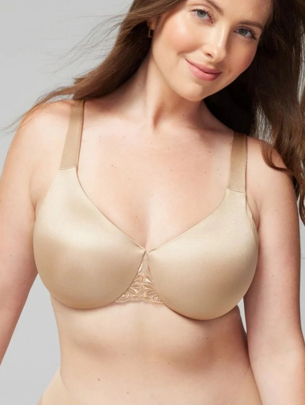 Soma Sensuous Sides Minimizer 3inch Full Coverage Bra - Tan/warm Amber 40G